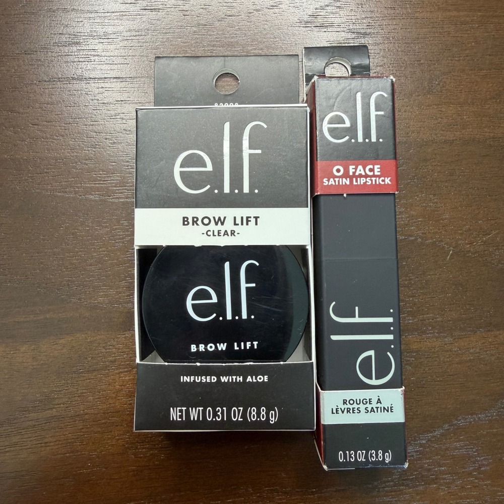 e.l.f. Brow Lift and O Face Satin Lipstick Bundle